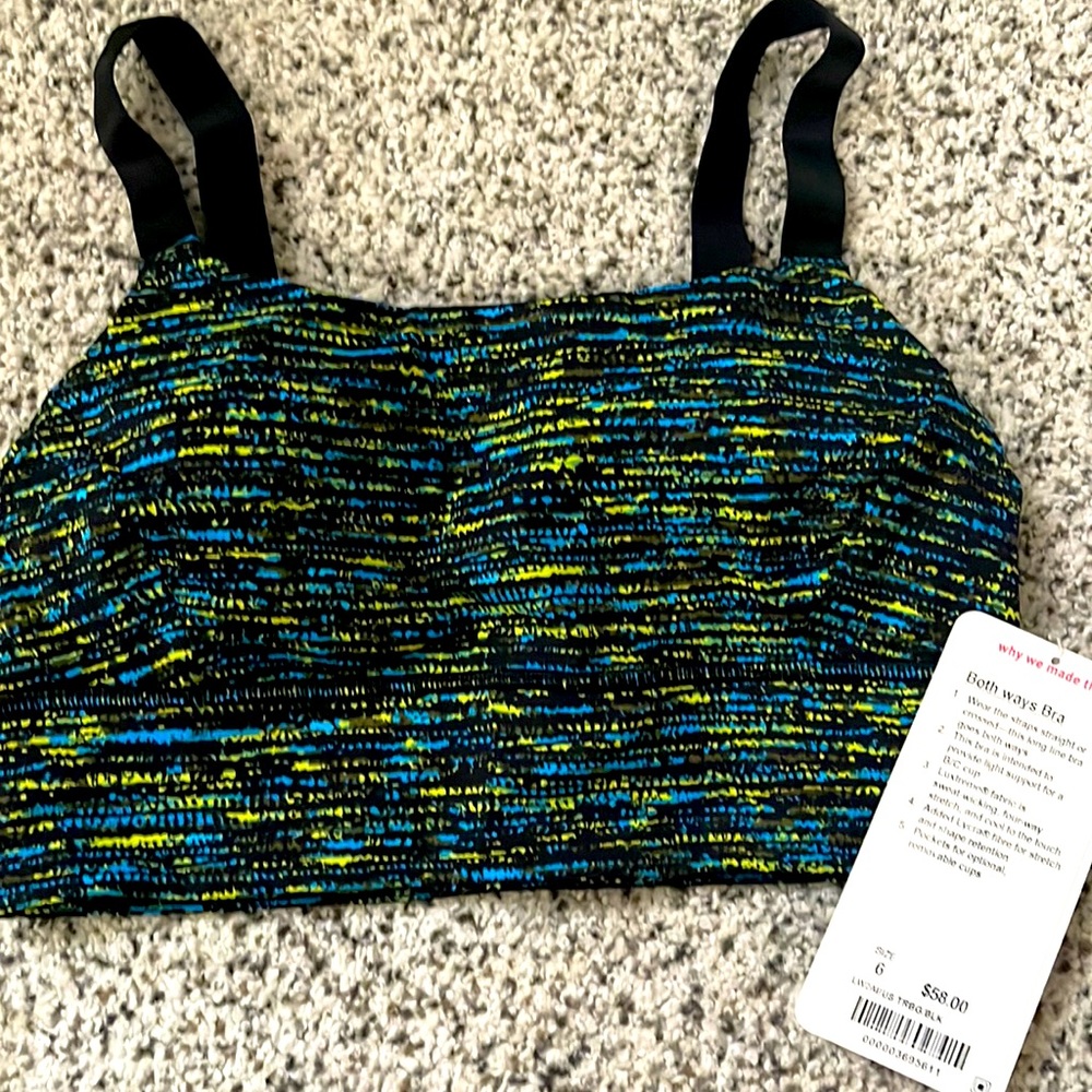 NWT, Lululemon “Both Ways Bra”